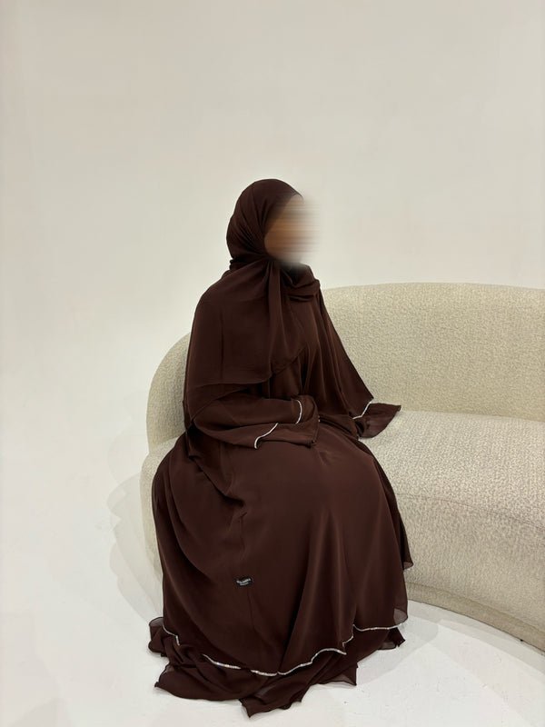 ABAYA MARYAM CHOCOLAT