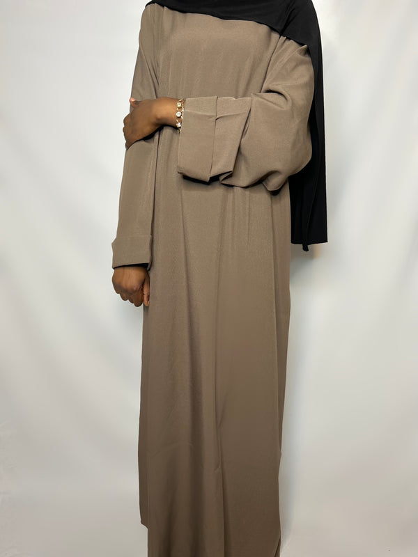 ABAYA NEÏSSA TAUPE T1