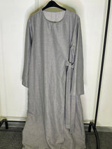 Abaya Safiya gris t1