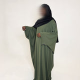 ABAYA SAOUDIENNE KAKI