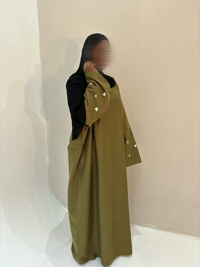 ABAYA SYRA OLIVE T1