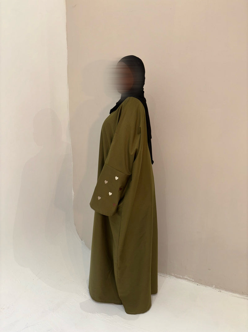 ABAYA SYRA OLIVE T1