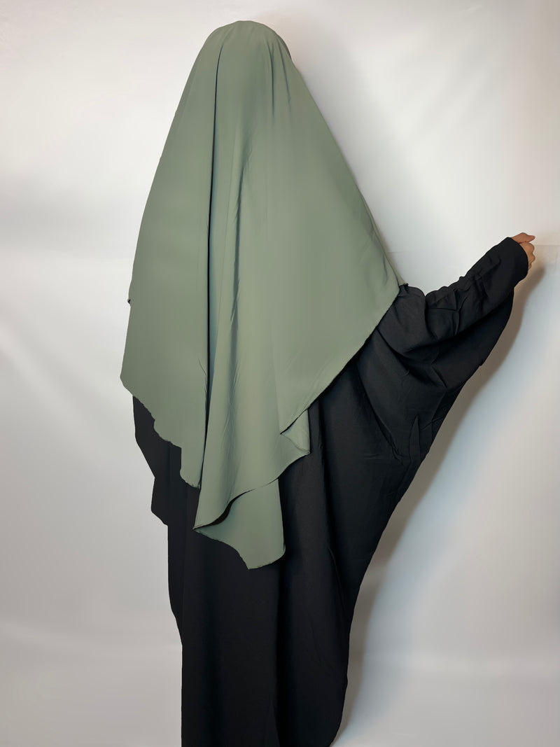 KHIMAR EN JAZZ KAKI COURT