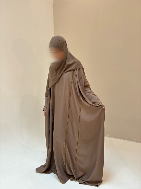 ABAYA DUBAÏ TAUPE