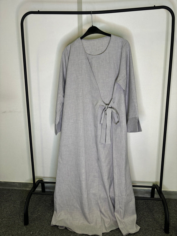 Abaya niya gris t1