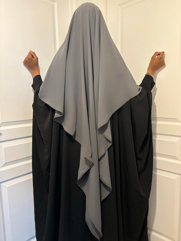 MAXI KHIMAR MEDINE GRIS