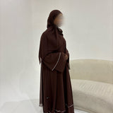 ABAYA MARYAM CHOCOLAT