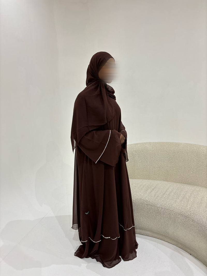 ABAYA MARYAM CHOCOLAT