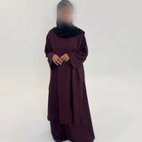 ENSEMBLE SAWDA AUBERGINE