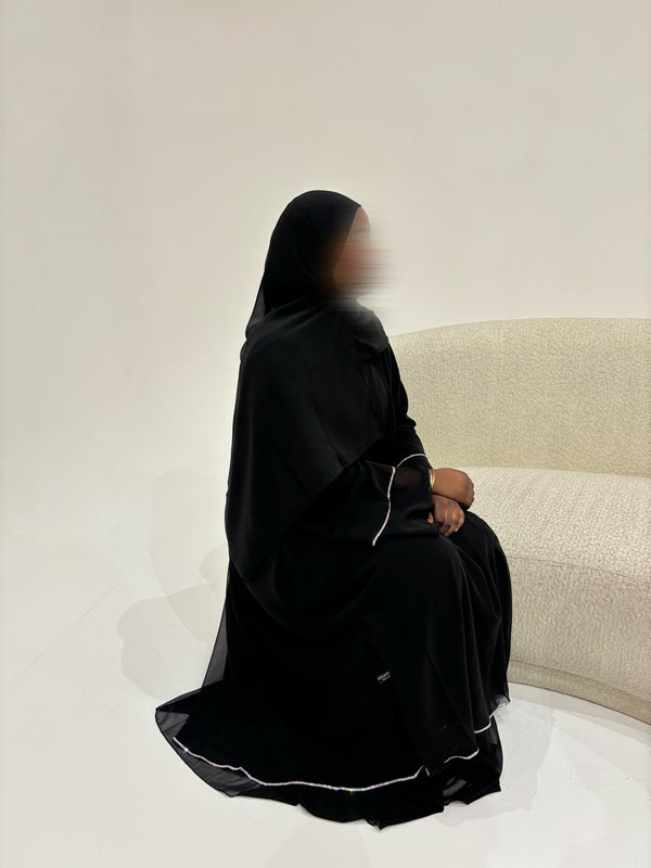 ABAYA MARYAM NOIR