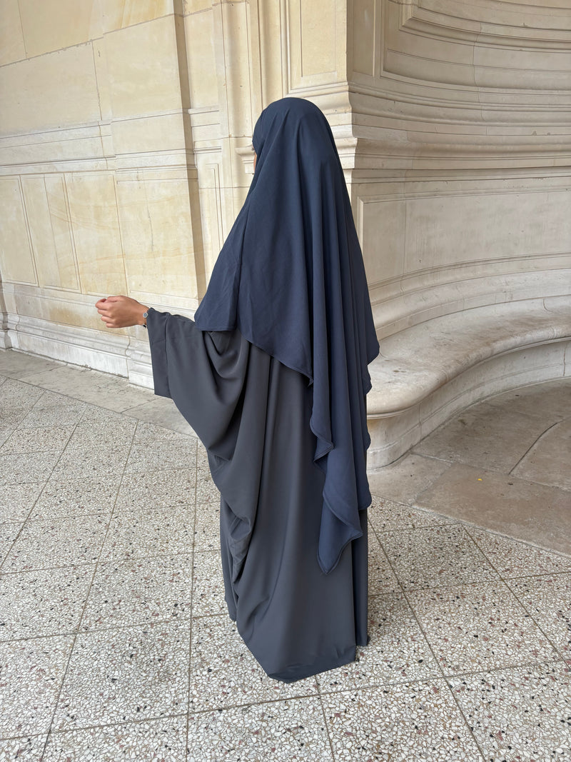 ABAYA FARASHA GRIS FONCÉ T1