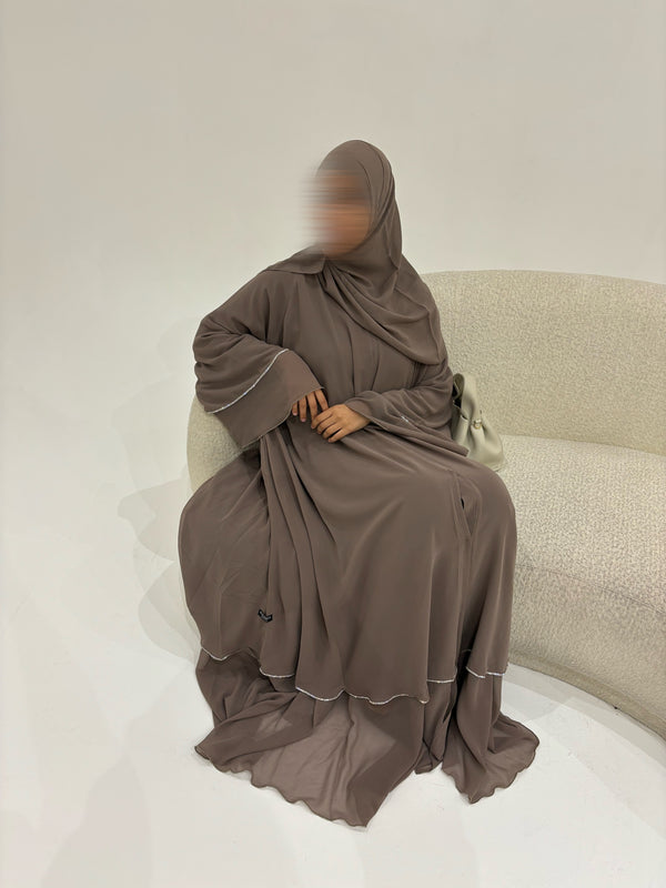 ABAYA MARYAM TAUPE