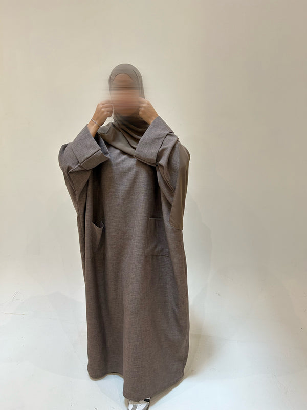 ABAYA IMANY TAUPE