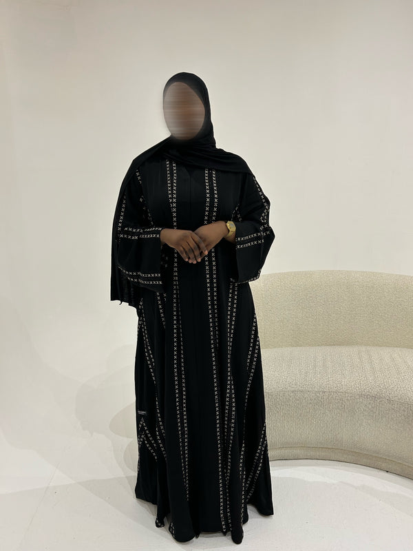 ABAYA HADJA NOIR