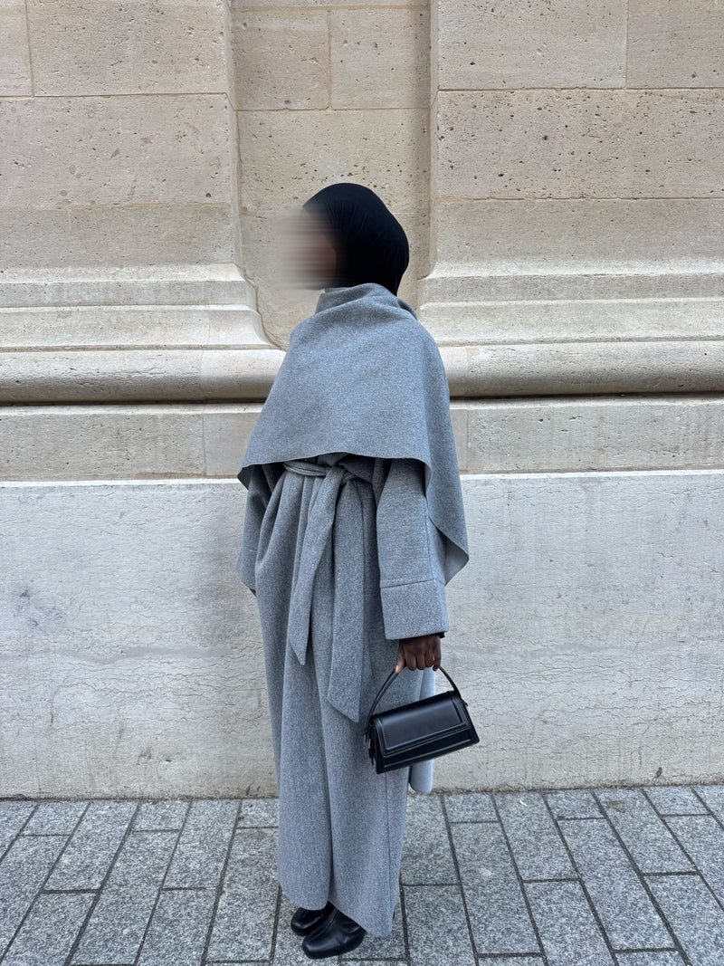 MANTEAU LEYA GRIS