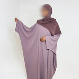 ABAYA SAOUDIENNE ROSE CLAIR