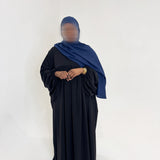 ABAYA MANCHES BOUFFANTES NOIR