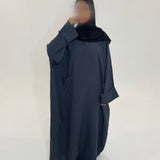 ABAYA IMANY GRIS FONCÉ