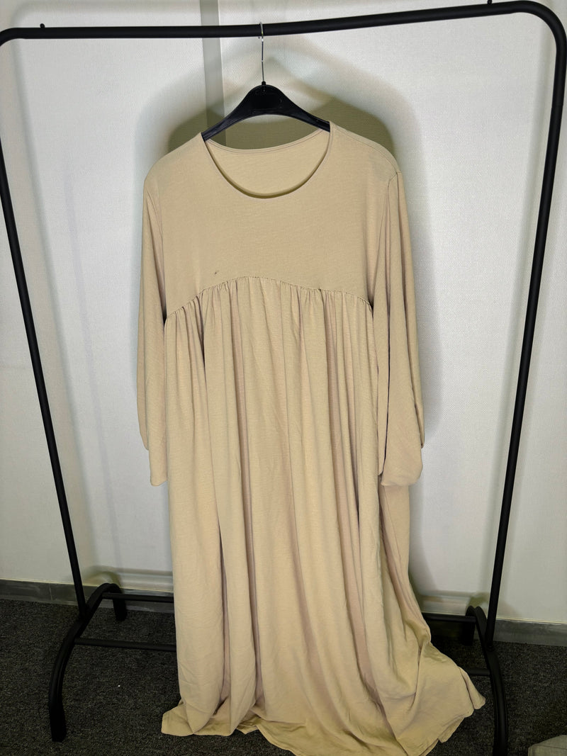 Abaya jazz beige t1