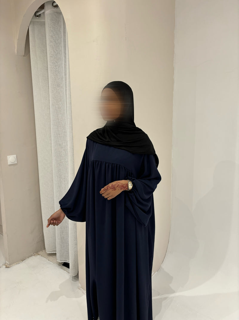 ABAYA JAZZ BLEU NUIT T2