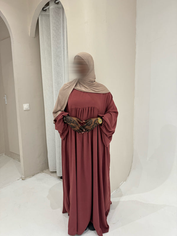 ABAYA JAZZ VIEUX ROSE