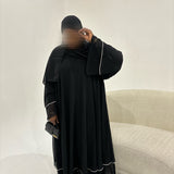 ABAYA MARYAM NOIR