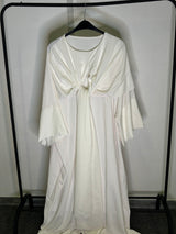 Abaya classy blanc t1