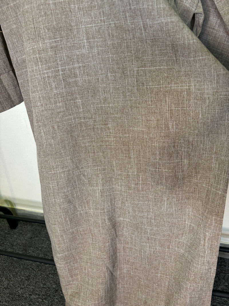 Abaya porte feuille taupe