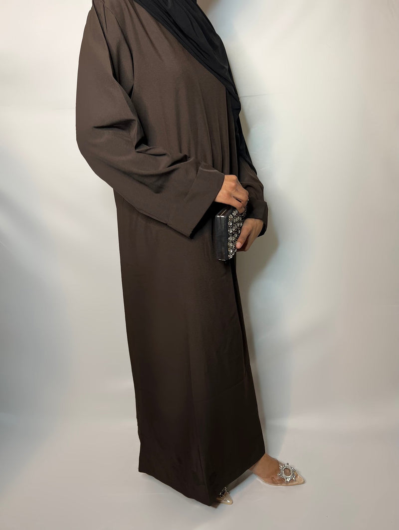 ABAYA NEÏSSA CHOCOLAT T2