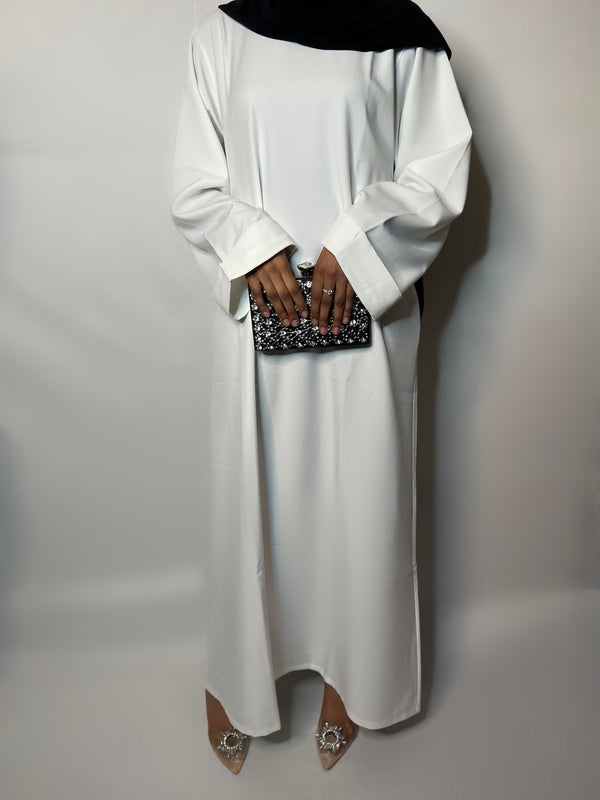 ABAYA CLASSIQUE BLANC