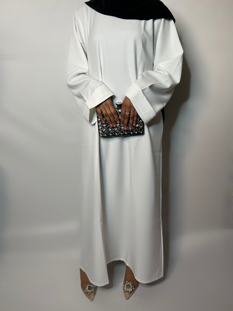 ABAYA CLASSIQUE BLANC